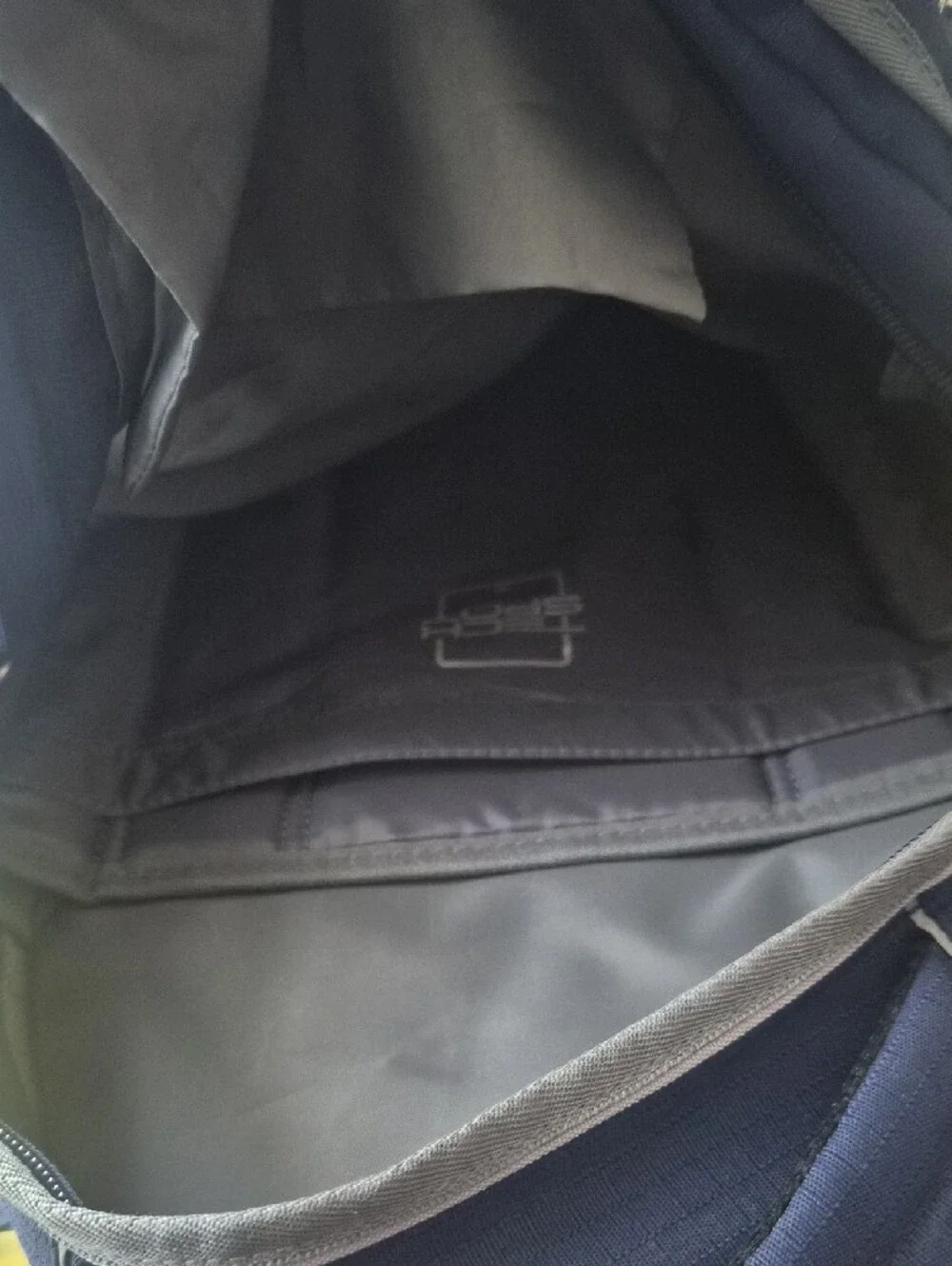 High Sierra Navy and Gray Men's Backpack with Multiple Compartments